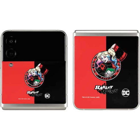 DC Comics Harley Quinn Puddin Galaxy Z Flip3 5G Skin